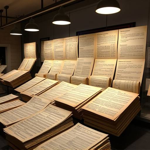 Historical documents detailing the persecution of Jews during the Holocaust.